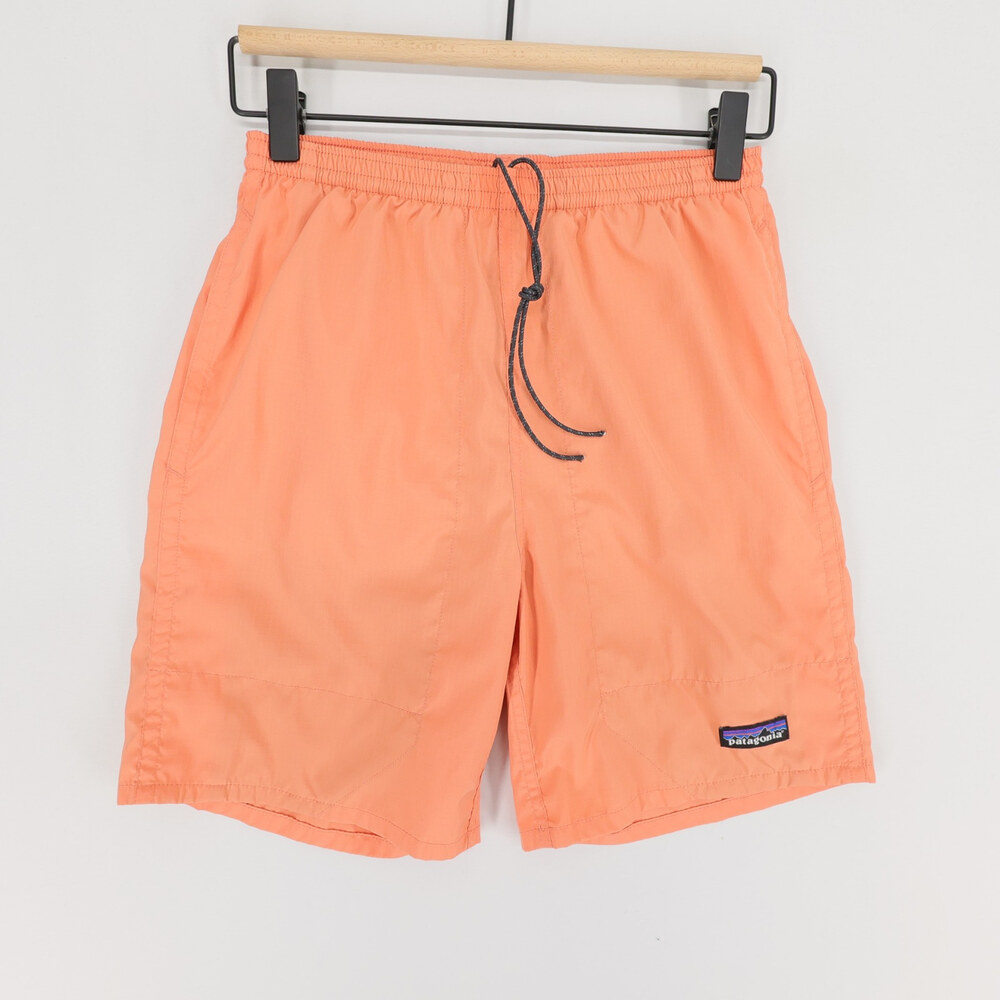 Patagonia Baggies Lights Shorts Mens XS Coho Coral Elastic Drawstring Swim Trunk